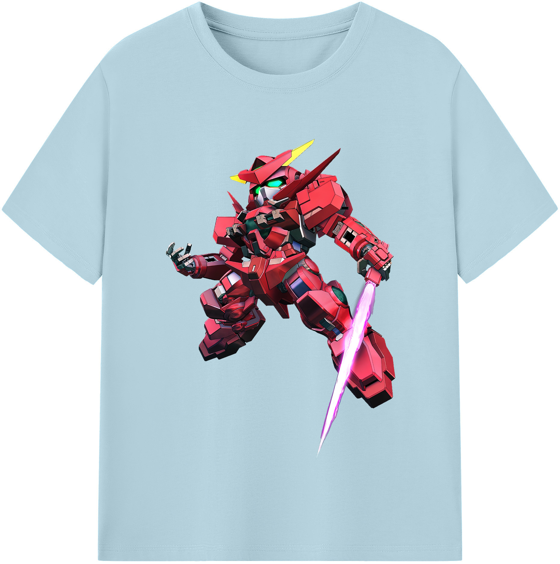 （画像用） 機動戦士ガンダム Mobile Suit Gundam 綿100％半袖Tシャツ（フロントプリント）